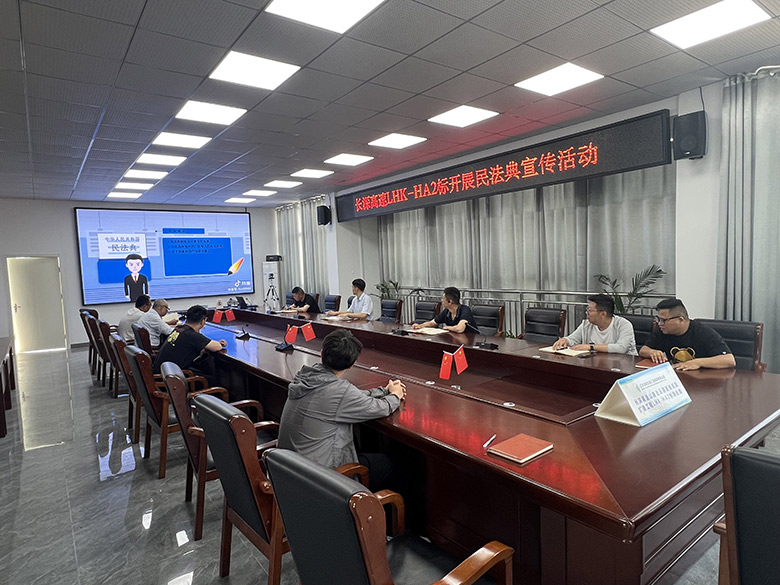 集团开展“民法典宣传月”活动